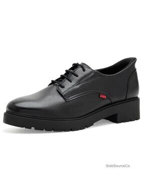Faux Leather Lace-Up Oxford Low-Top Business Casual Shoe